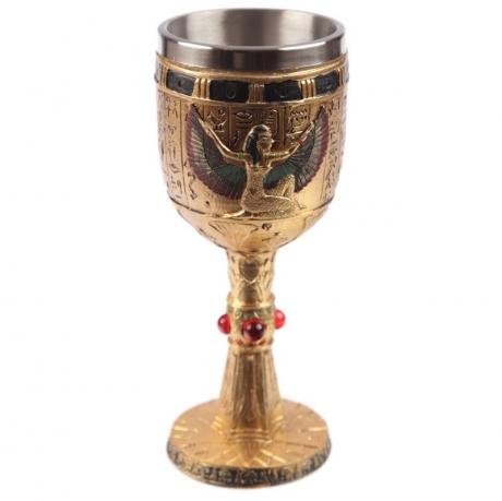 Decorative Egyptian Isis Goblet